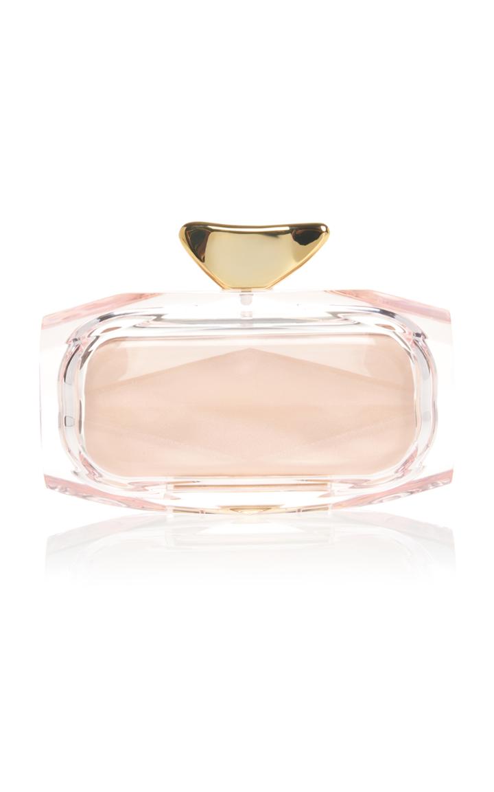Benedetta Bruzziches Plexiglass Clutch With Brass Breeze