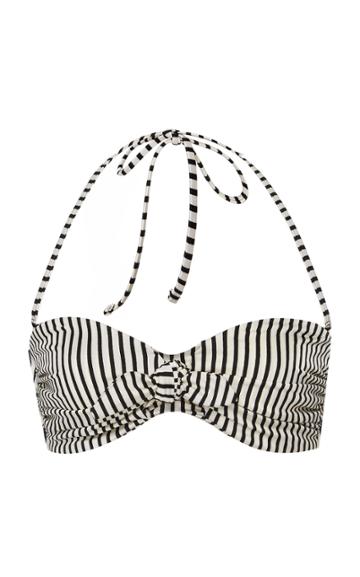 Tori Praver Desiree Striped Bandeau