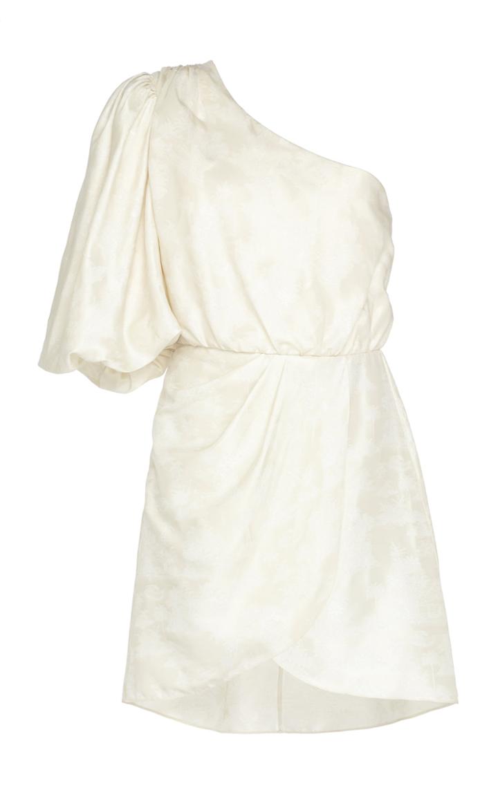 Johanna Ortiz Ancestral Maloca One-shoulder Jacquard Mini Dress