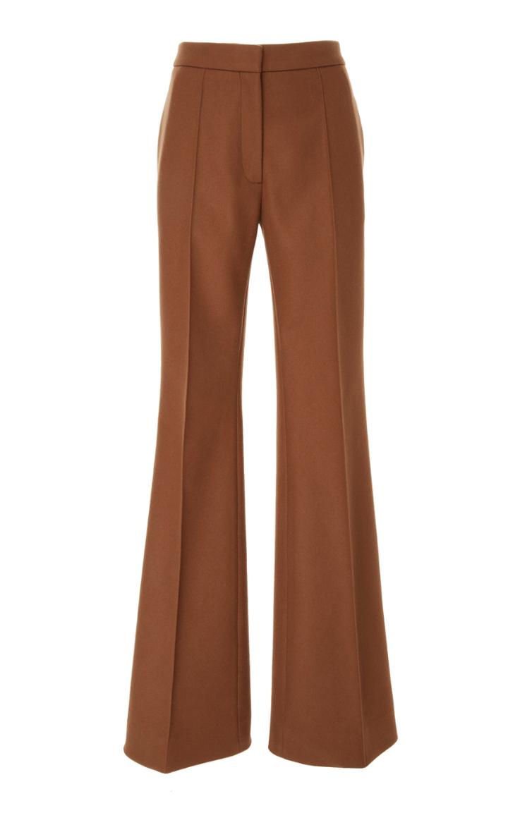 Rochas Flair Trousers In Wool Felt