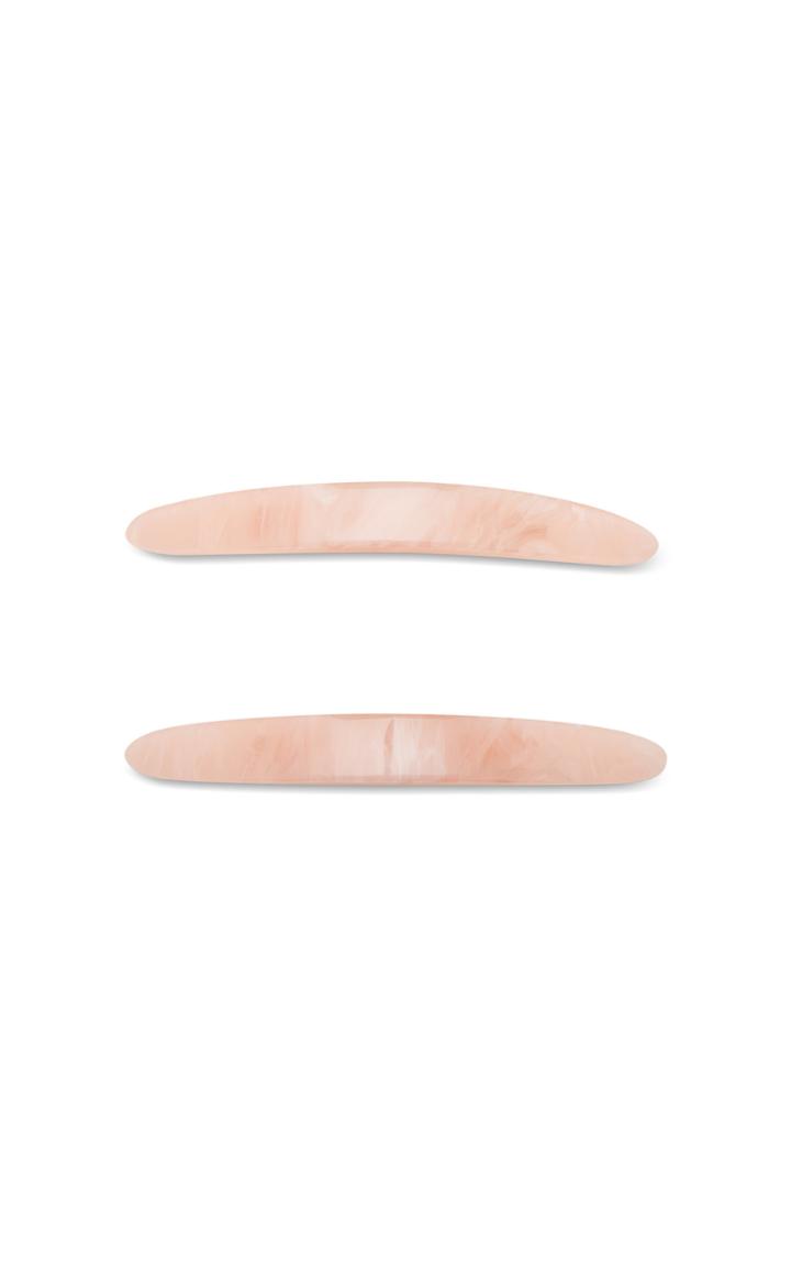 Cult Gaia Set-of-two Marbled Acrylic Barrettes