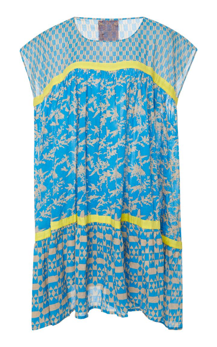 Yvonne S Short Cotton Voile Wind Dress
