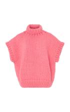 I Love Mr. Mittens Strawberry Pink Wool Sweater