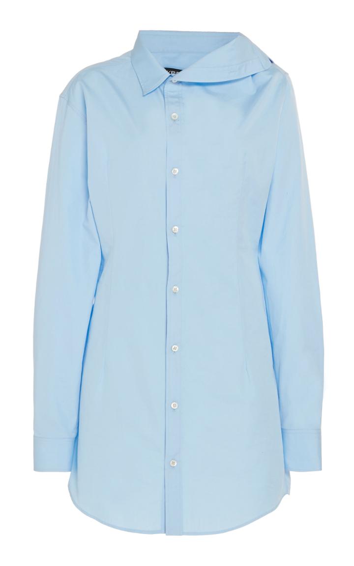 Moda Operandi Y/project Asymmetric Cotton Shirt Dress Size: 36
