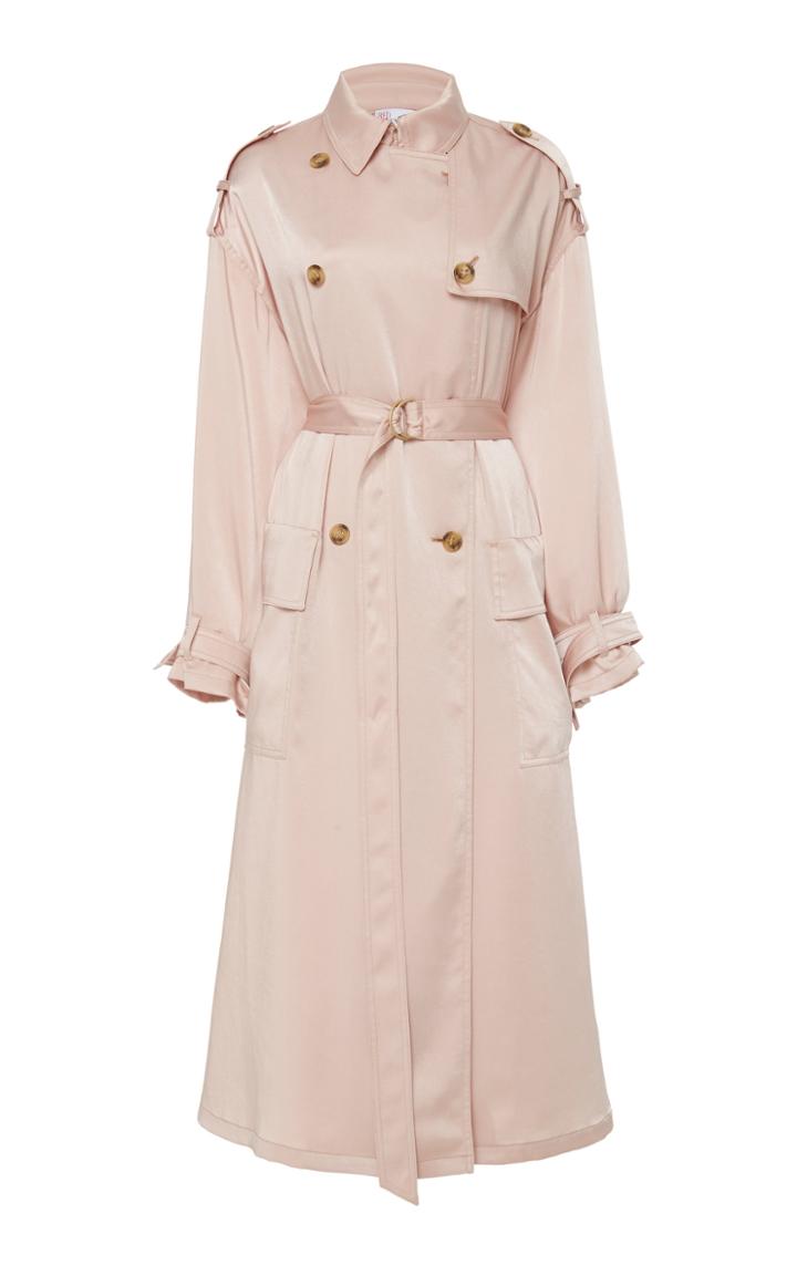 Red Valentino Satin Trench