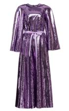 Moda Operandi Huishan Zhang Donna Belted Sequined Maxi Dress