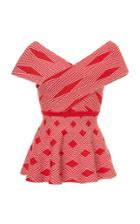 Pepa Pombo Kenwood Peplum Top