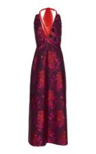 Delpozo Embroidery Jacquard Dress