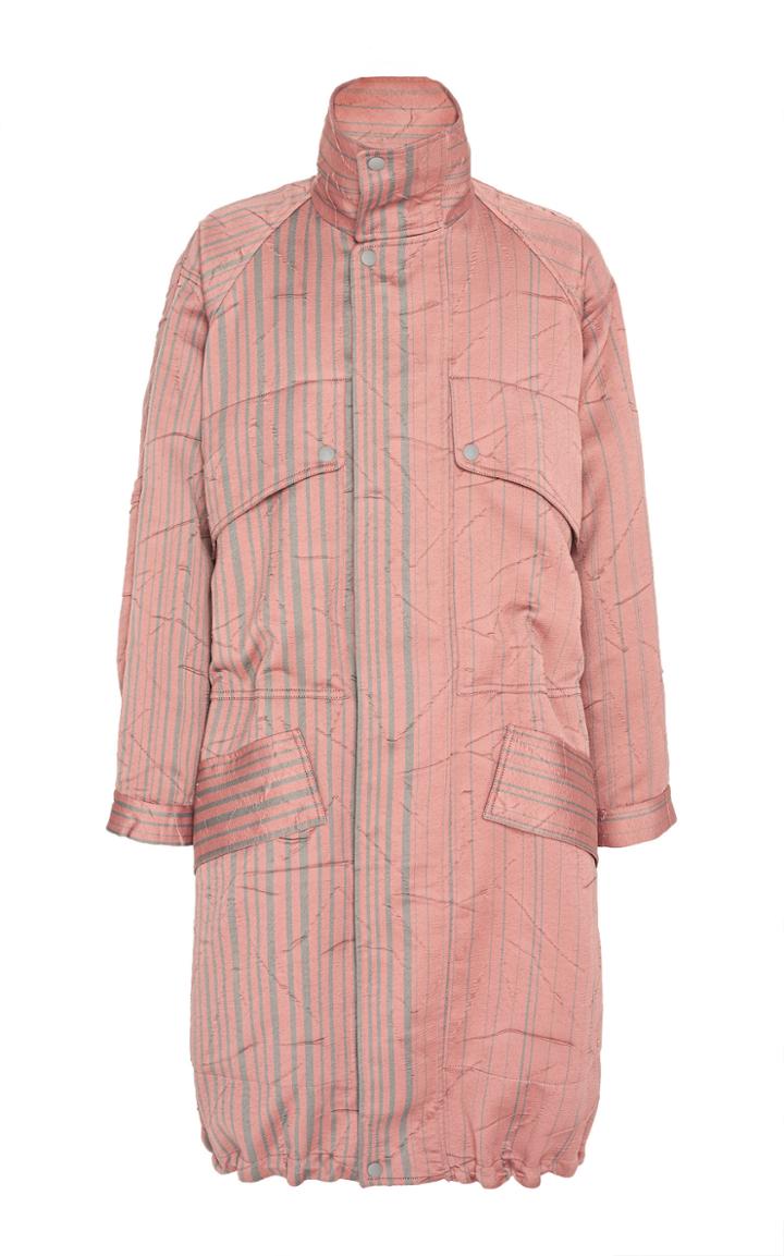 Ermenegildo Zegna Couture Xxx Parka With Fodled Stripes