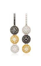 Maria Jose Jewelry 18k Oxidized Gold Diamond Earrings