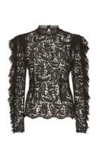 Isabel Marant Tory Ruffled Lace Blouse