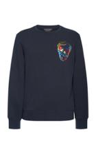 Alexander Mcqueen Embroidered Cotton-jersey Sweatshirt
