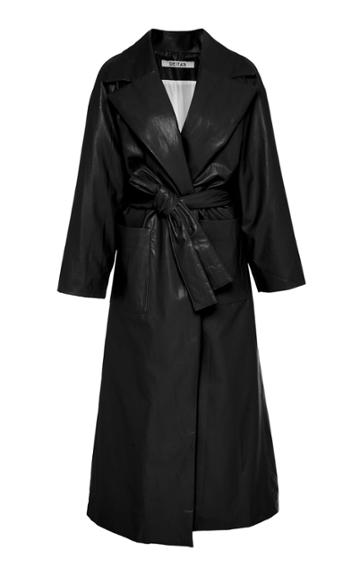 Deitas Callas Organic Vegan Leather Trench