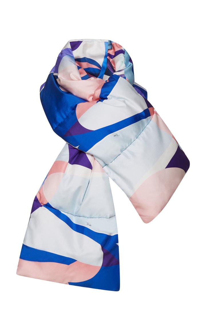 Emilio Pucci Quilted Printed Scarf