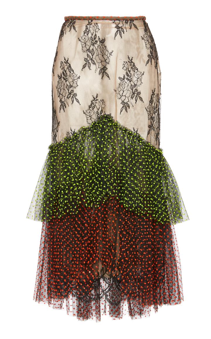 Nina Tiari Polka Tier Skirt