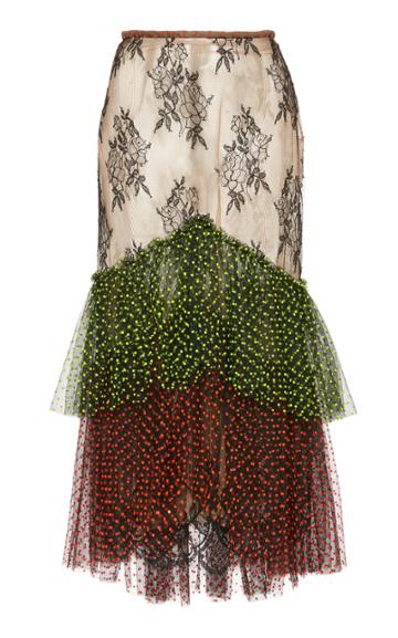 Nina Tiari Polka Tier Skirt