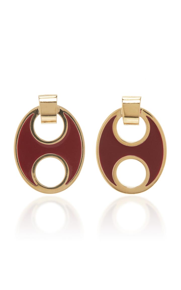 Moda Operandi Paco Rabanne Eight Nano Link Hoop Earrings