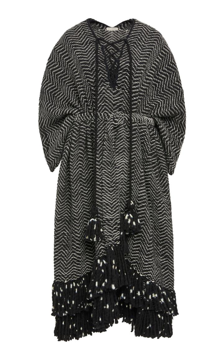 Ulla Johnson Mona Fringed Wool Poncho