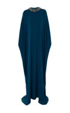 Oday Shakar M'o Exclusive Embellished Neckline Caftan