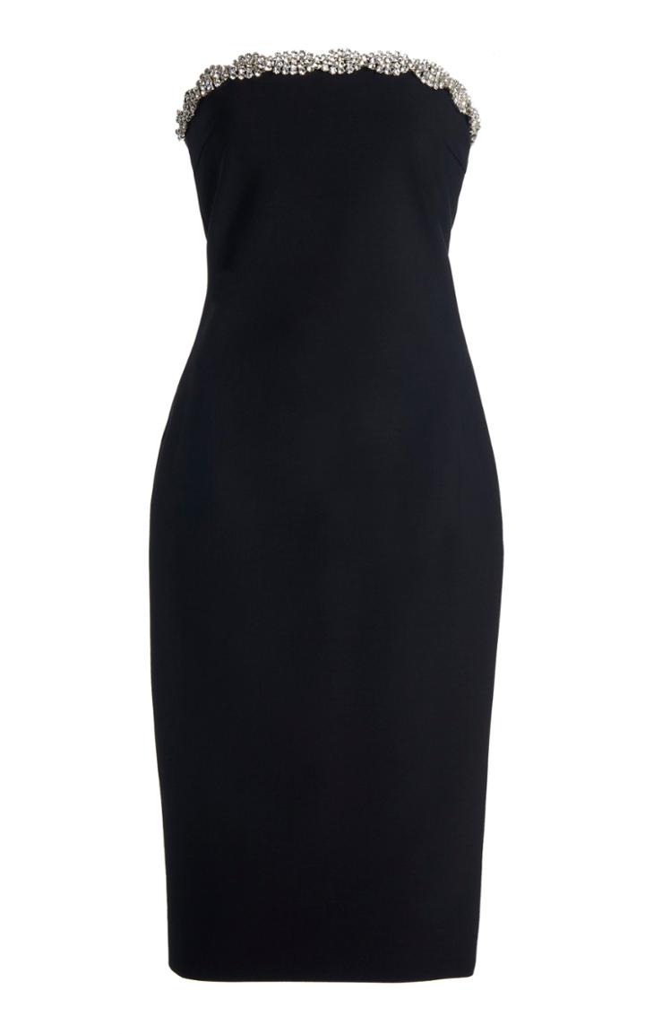 Moda Operandi Area Strapless Crystal-trimmed Dress