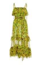 Michael Kors Collection Belted Silk Sundress