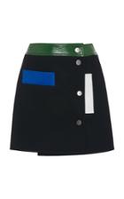 Courrges Wool Multi-color Mini Skirt