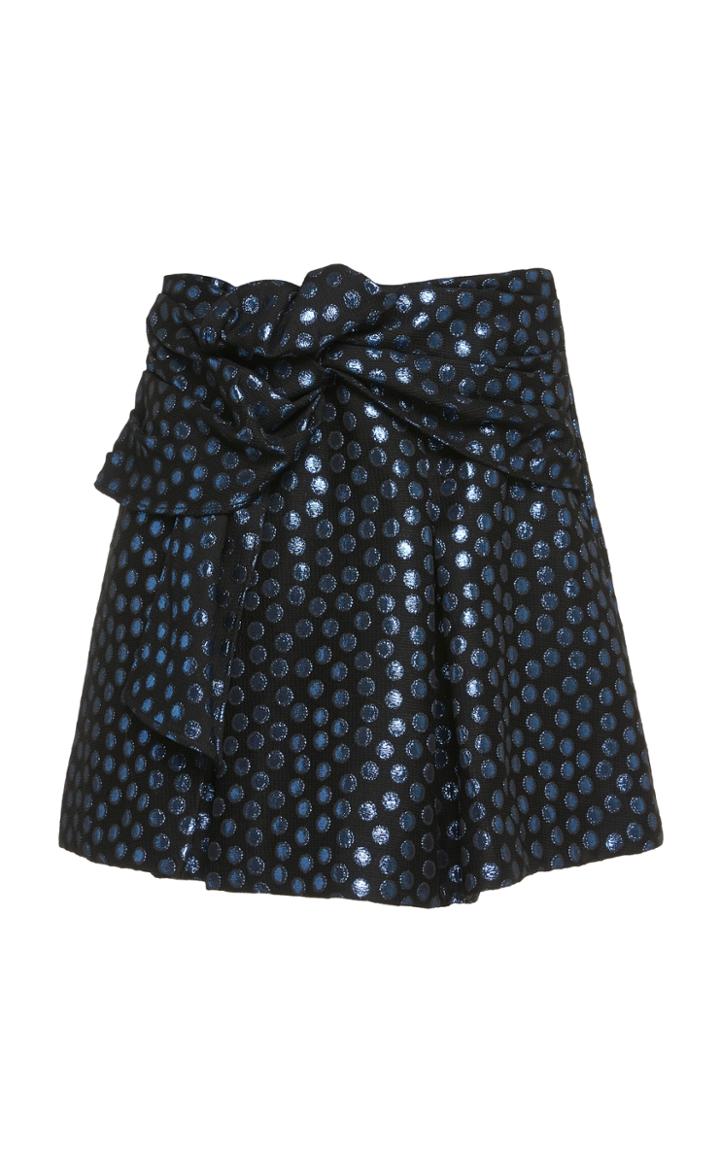 Dondup Knotted Jacquard Mini Skirt