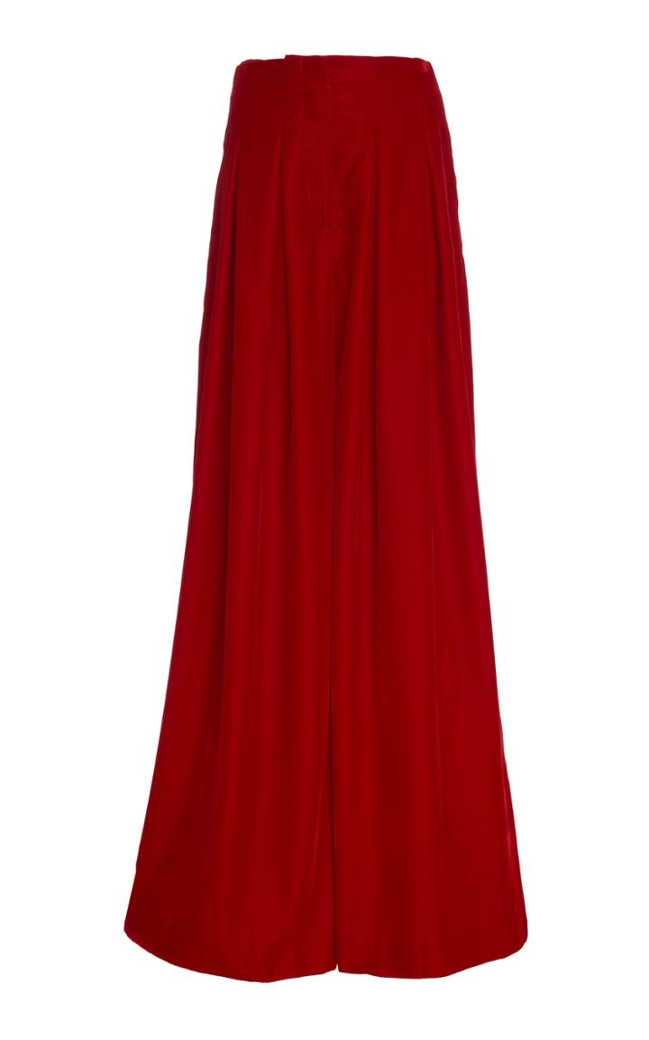 Hellessy Nicholas Satin Wide-leg Pants