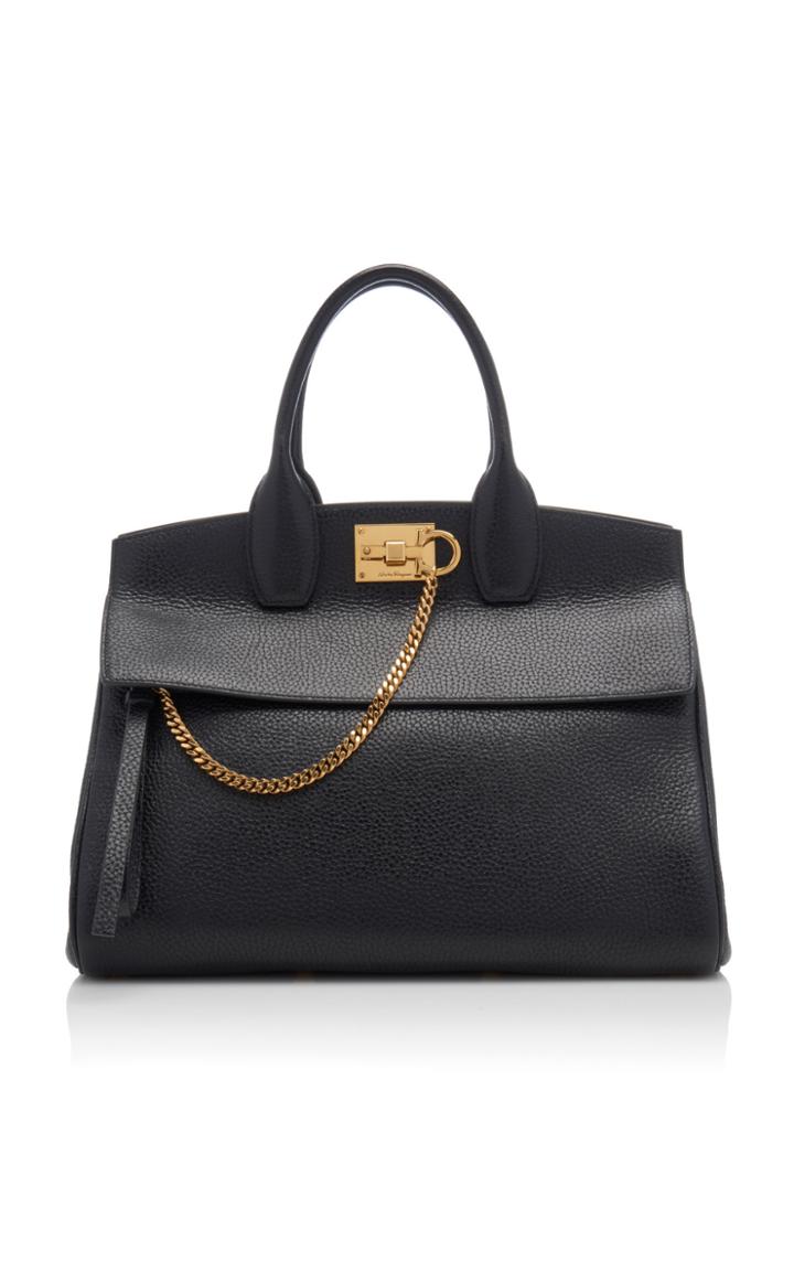 Salvatore Ferragamo The Studio Leather Tote