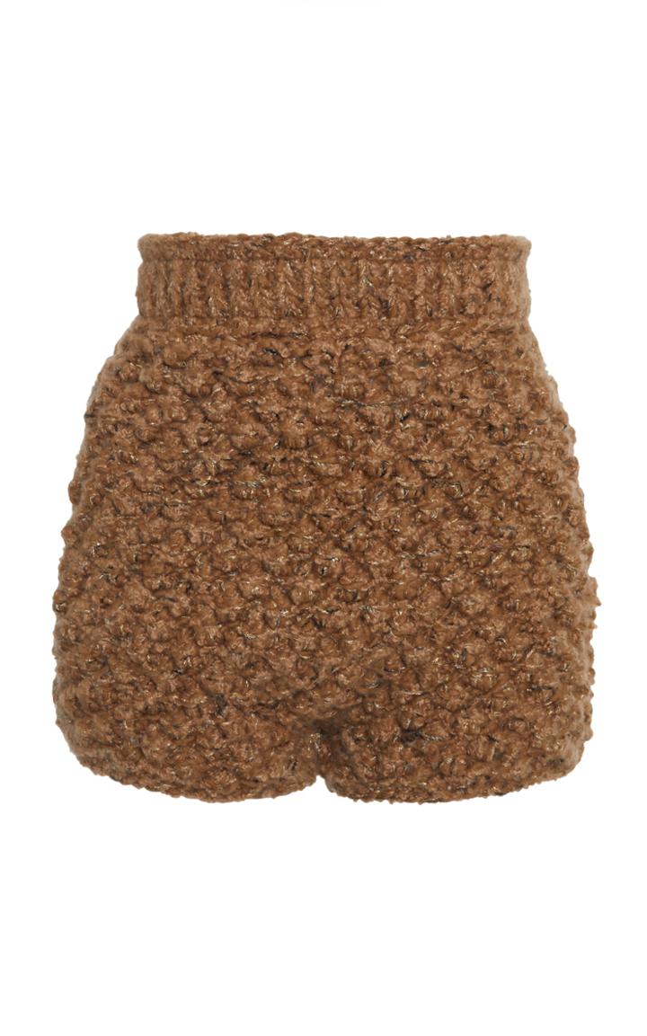 Moda Operandi Dolce & Gabbana Textured High-rise Mini Shorts