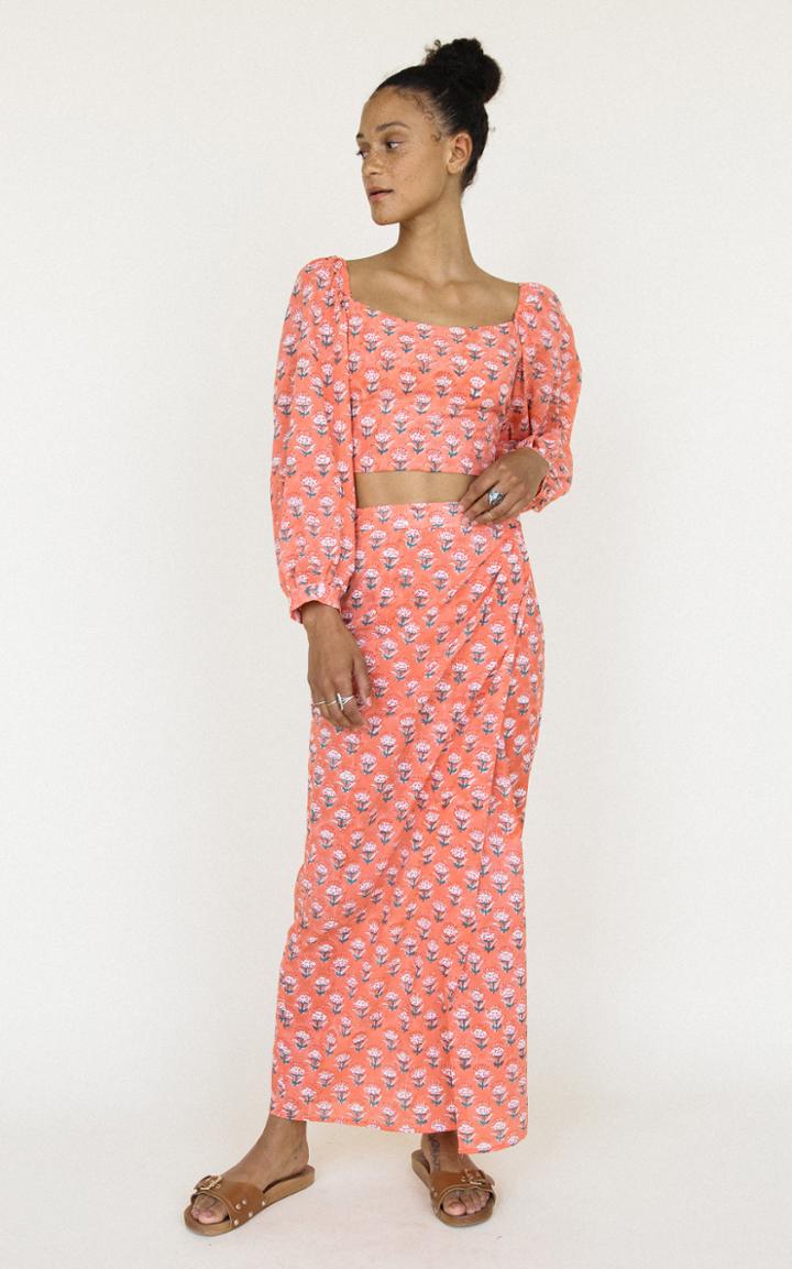 Moda Operandi Ciao Lucia Rosetta Maxi Column Skirt