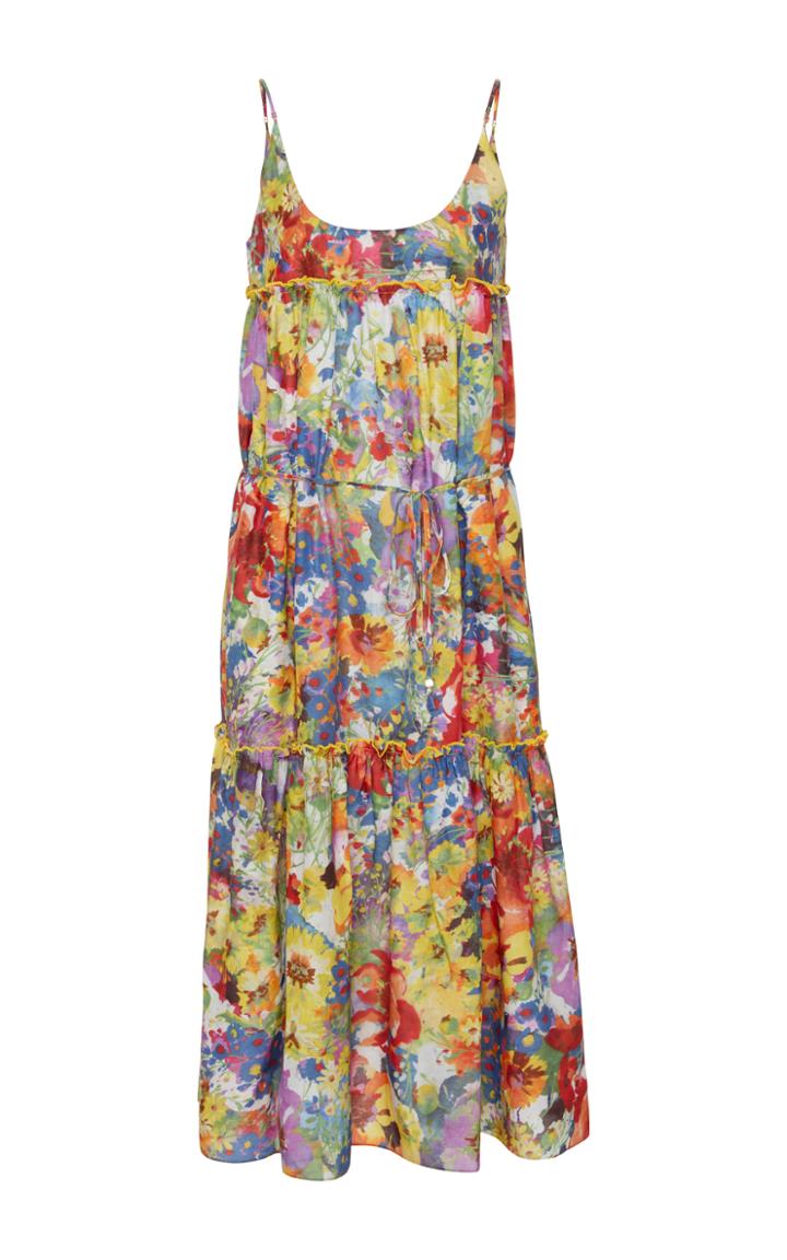 Stella Mccartney Iconic Floral-print Midi Dress