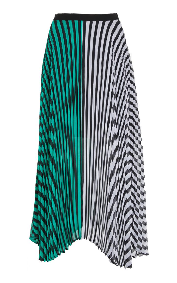 Delfi Collective Clara Contrast Stripe Midi Skirt