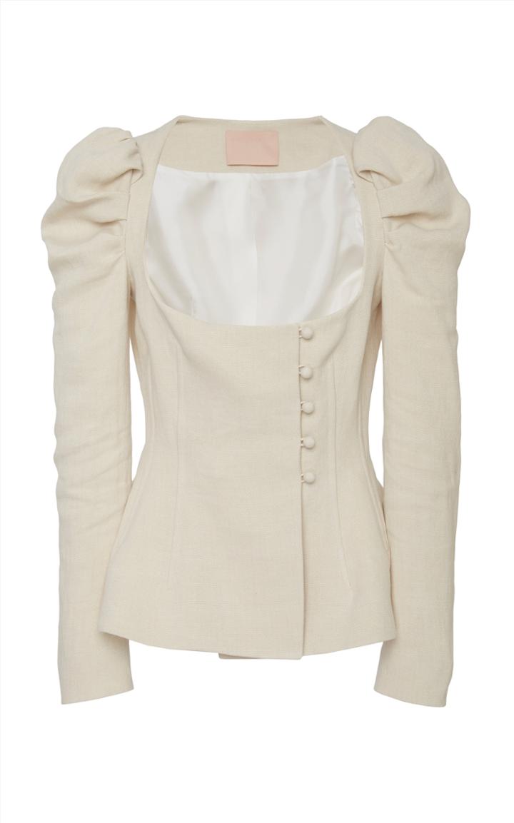 Brock Collection Jade Puff Sleeve Jacket