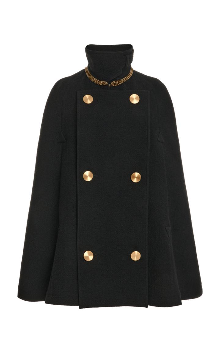 Moda Operandi Loewe Double-breasted Flannel Cape