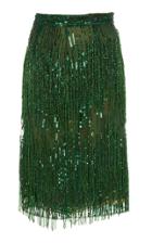 Naeem Khan M'o Exclusive: Beaded Fringe Skirt