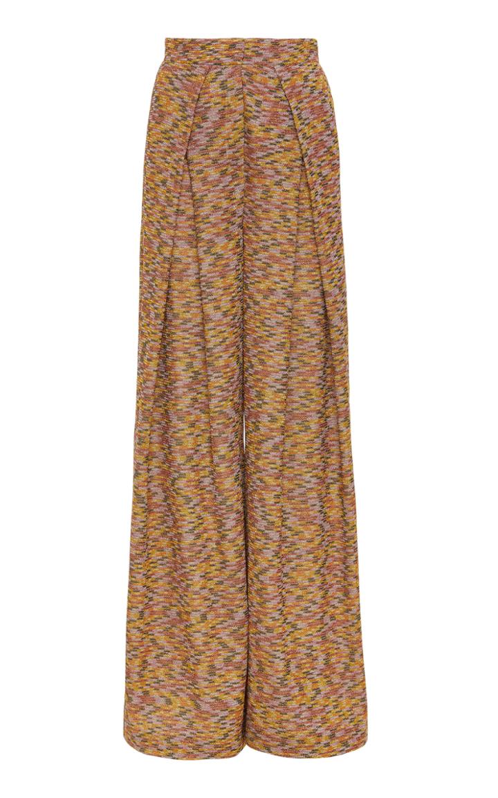 Missoni Printed Wide-leg Crepe Pants
