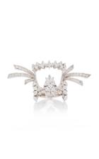 Moda Operandi Yeprem Statement 18k White And Diamond Ring