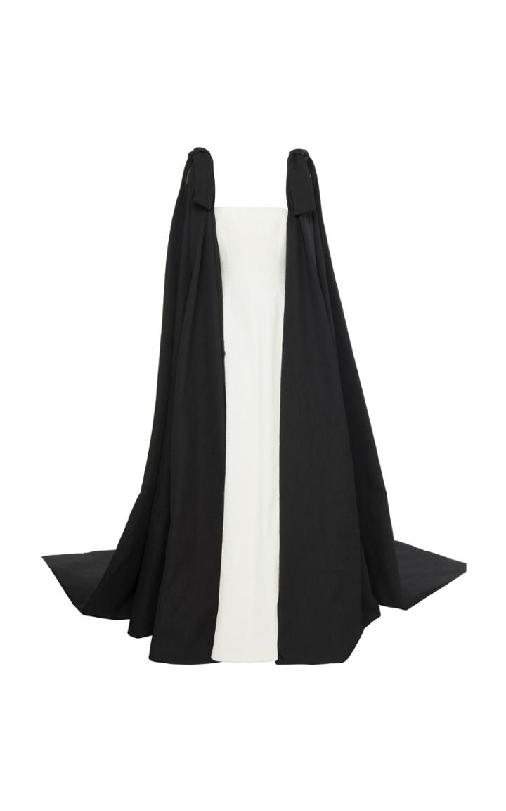 Emilia Wickstead Ira Bow-accented Cloque Gown
