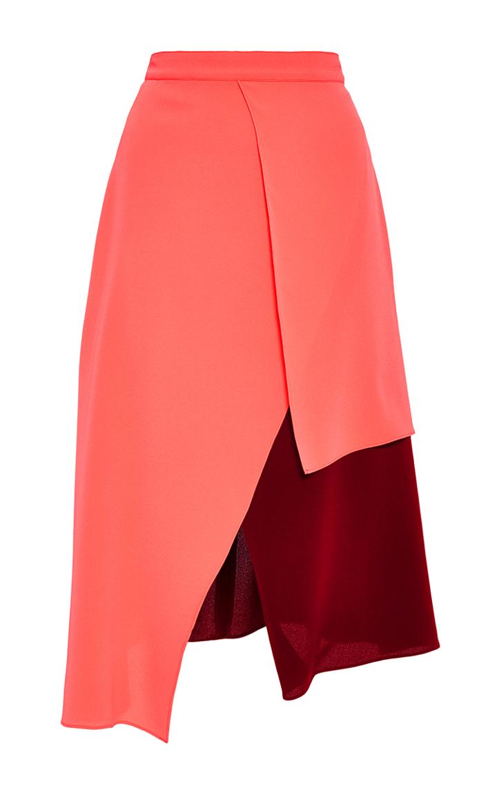 Tanya Taylor Silk Georgette Ava Skirt