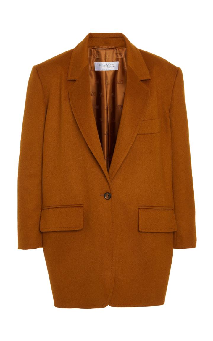 Max Mara Enrico Oversized Camel Blazer