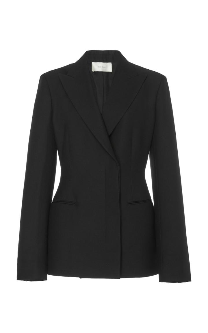 Moda Operandi The Row Lanois Wool-blend Double-breasted Jacket Size: 0