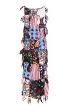 Jonathan Cohen Basquiat Printed Silk-cotton Dress