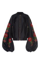 Stella Jean Embroidered Balloon Sleeve Jacket