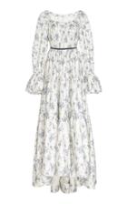 Marc Jacobs Floral-print Pleated Crepe De Chine Dress
