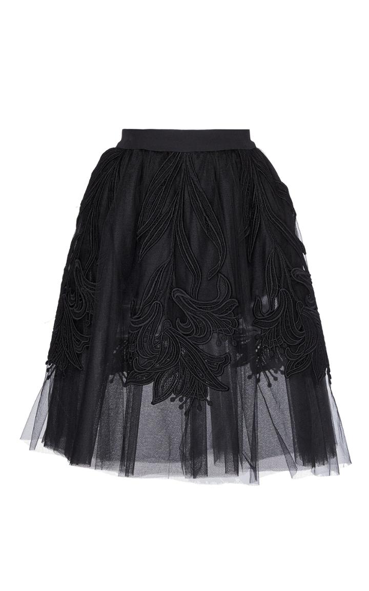 Elie Saab A-line Tulle Skirt
