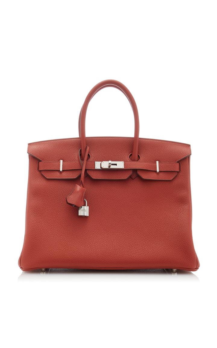 Herms Vintage By Heritage Auctions Herms 35cm Brique Togo Leather Birkin Bag