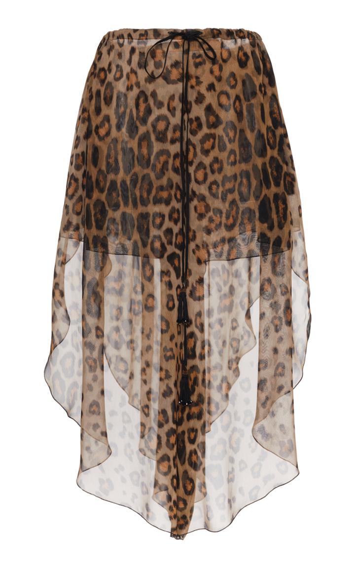 Moda Operandi Etro Animal-printed Silk Pants Size: 38