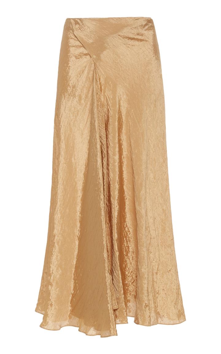 Vince Textured Drape Maxi Skirt