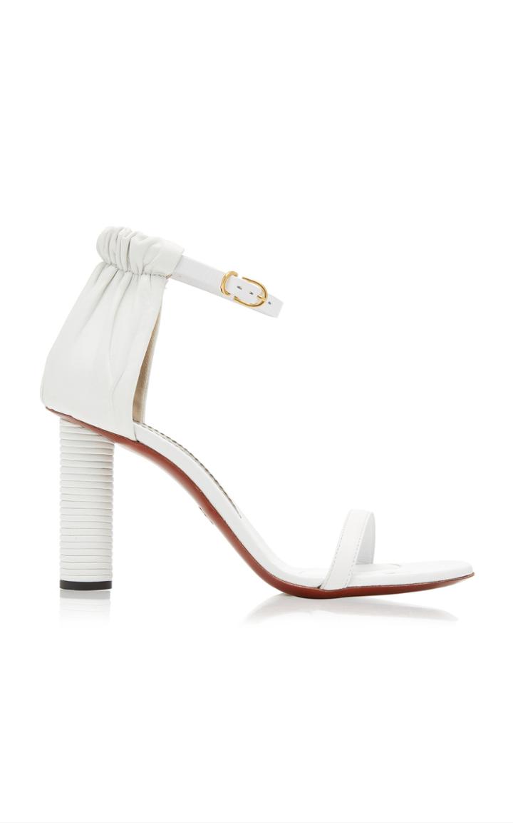 Proenza Schouler Ruched Leather Sandals